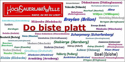 do biste platt Worte