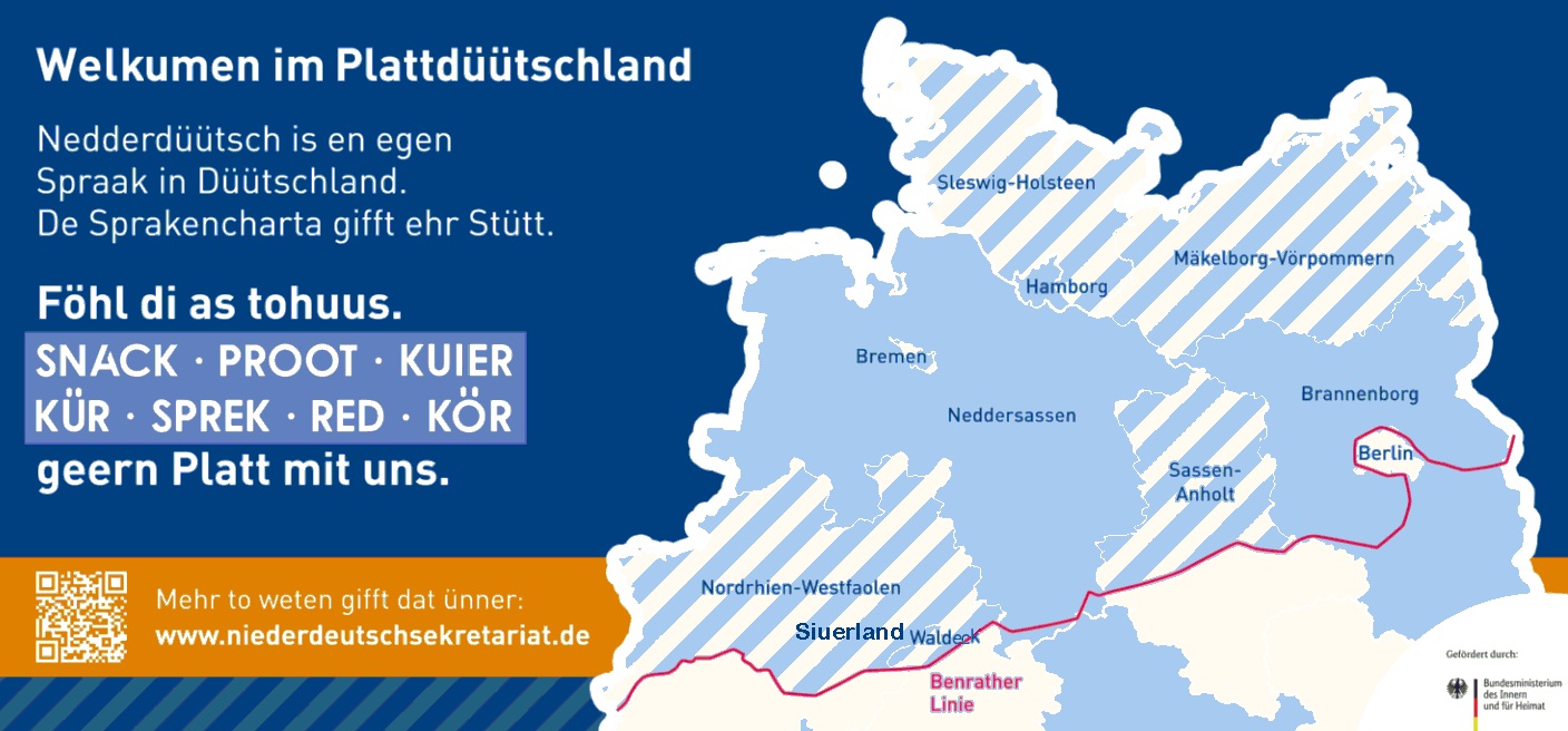 Plattdeutscht Niederdeutsch